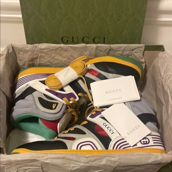 Gucci Multicolor Men’s High-Top Sneakers - Picture 2 of 12